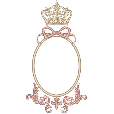 Matriz de matriz Matriz De Bordado Moldura Provençal 20 Cm